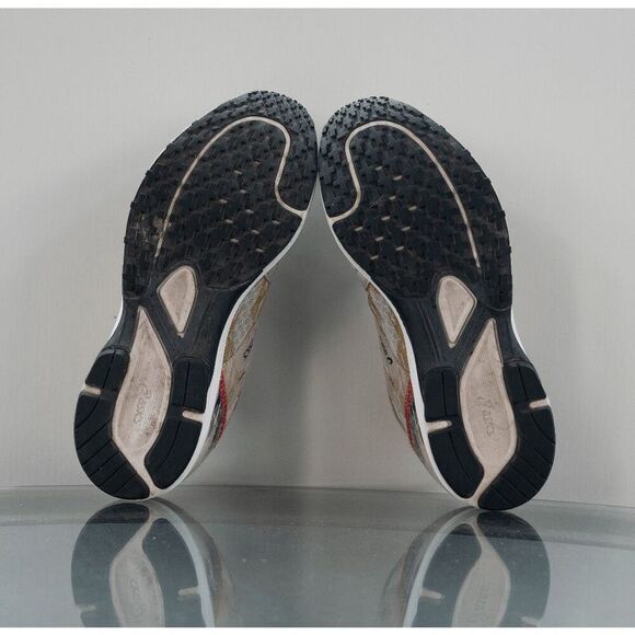 ASICS Lyteracer Tan‎ Red Gold Women's Sneaker Size 6.5 - Picture 7 of 8